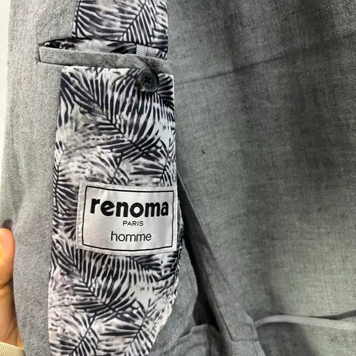[SOLD OUT] [100] 레노마(renoma) 100% 린넨 2버튼 블레이저 자켓 그레