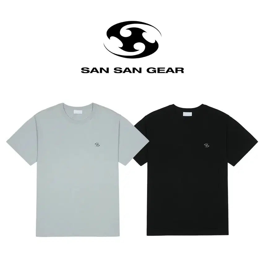 [BUNJANG] Sansan Gear Logo T-shirt 26SS / 산산기어 로고 반팔 티셔츠 26SS 블랙 스카이블루 화이트 전사이즈