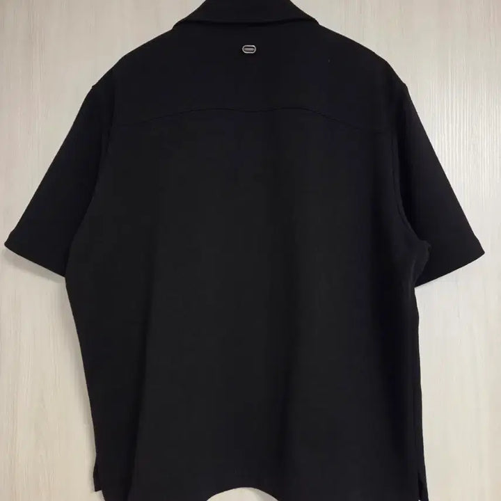 [BUNJANG] Solid Homme Terry Short Sleeve Cardigan / 솔리드옴므 25FW 블랙 테리 숏슬리브 가디건 48