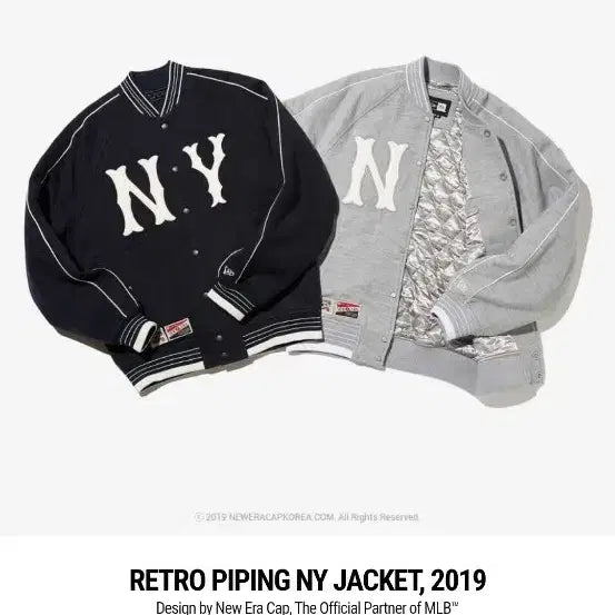 [BUNJANG] New Era NY Jacket Grey 2XL / 가격 제시 가능) 뉴에라 NY 자켓 그레이 110 2XL