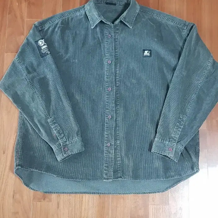 [BUNJANG] Starter Oversized Corduroy Shirt / 스타터 오버핏 골덴 셔츠