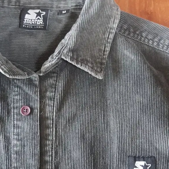 [BUNJANG] Starter Oversized Corduroy Shirt / 스타터 오버핏 골덴 셔츠