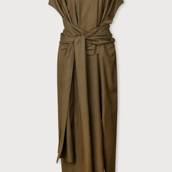 [BUNJANG] Ethos Bind Strap Maxi Dress / 에토스 바인드 스트랩 맥시 드레스 BIND STRAP MAXI DRESS