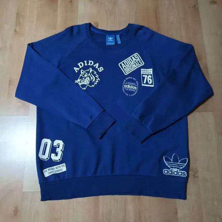 [BUNJANG] Adidas Originals Tiger Logo Sweatshirt XL / 아디다스 오리지널 로고  맨투맨 xl