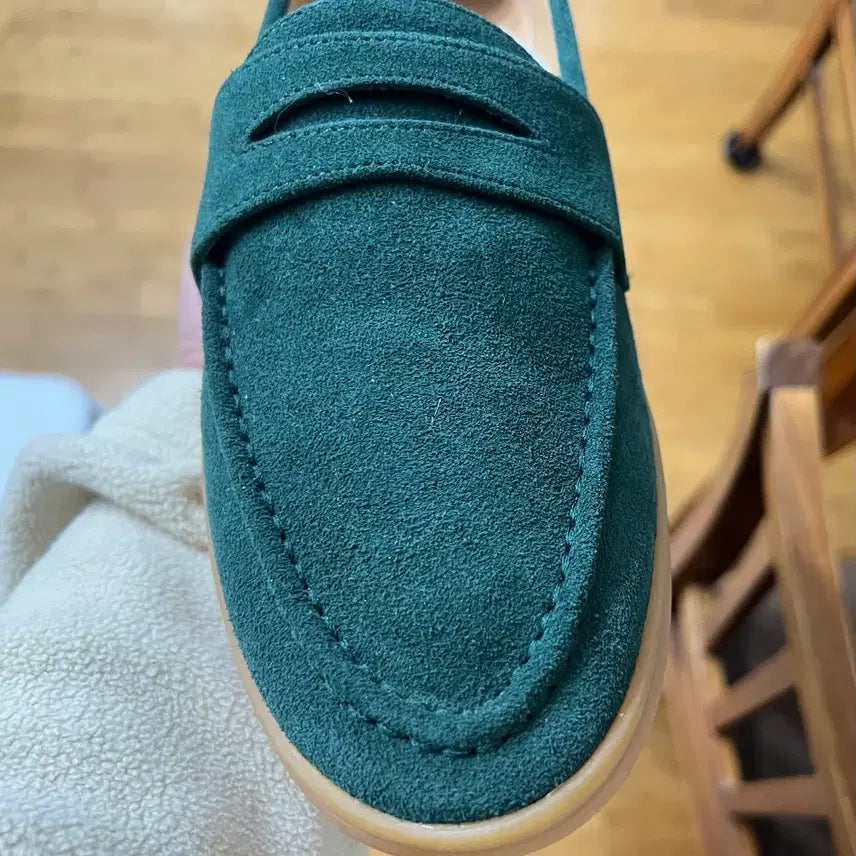 [SOLD OUT] 스웨이드 로퍼 275 그린