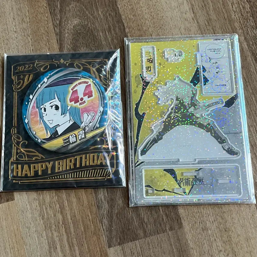 [BUNJANG] Jujutsu Kaisen Miwa Kasumi Diorama &amp; Can Badge Bundle Set / 주술회전 미와 카스미 디오라마 캔뱃지 일괄 판매합니다