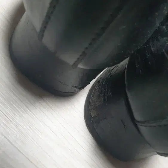 [BUNJANG] Suede Ankle Boots Black (Used) / 스웨이드 앵클 부츠 250/Black (착샷O)