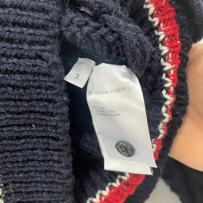 [BUNJANG] Thom Browne RWB Donegal Knit Sweater / [3/백화점구매]톰브라운 RWB 도네갈 니트