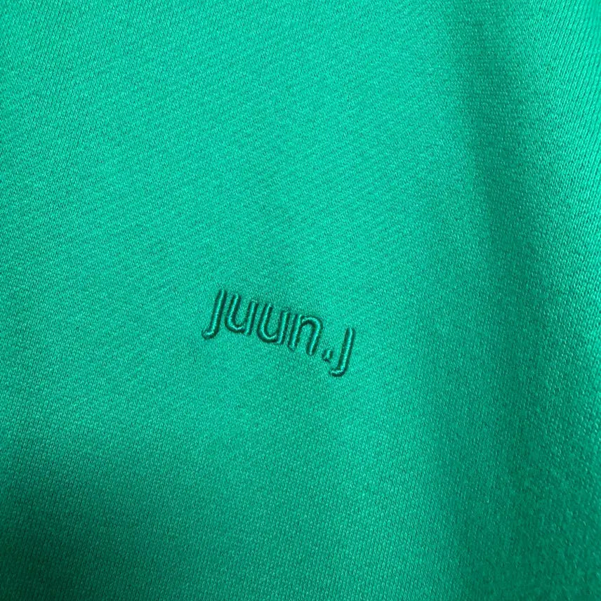 [BUNJANG] Juun.J Apple Green Hoodie / 준지 애플그린 후드티