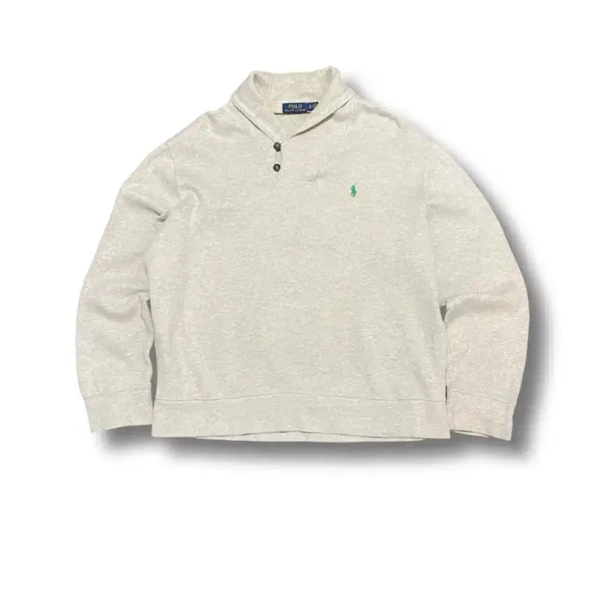[BUNJANG] Polo Ralph Lauren Vintage Shawl Collar Knit Sweater / [XL] 폴로 랄프로렌 빈티지 숄카라 니트 오트밀