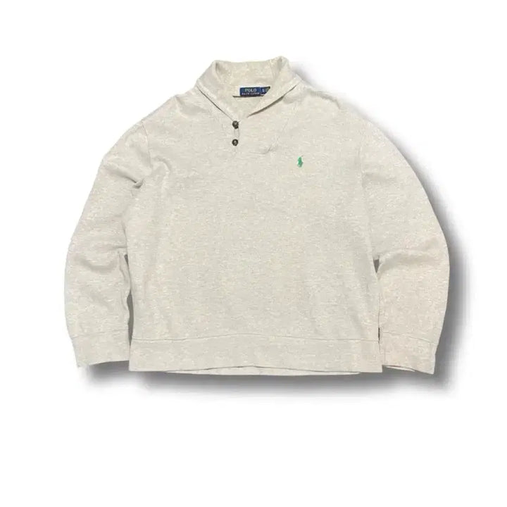 [BUNJANG] Polo Ralph Lauren Vintage Shawl Collar Knit Sweater / [XL] 폴로 랄프로렌 빈티지 숄카라 니트 오트밀