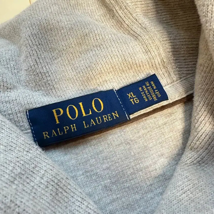 [BUNJANG] Polo Ralph Lauren Vintage Shawl Collar Knit Sweater / [XL] 폴로 랄프로렌 빈티지 숄카라 니트 오트밀