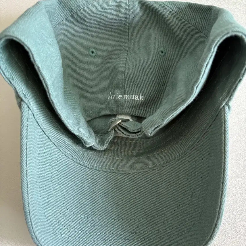 [BUNJANG] Avie Muah A Logo Boucle Ball Cap (Mint) / [새상품] 아비에무아 A로고 부클 볼캡 모자 (민트)