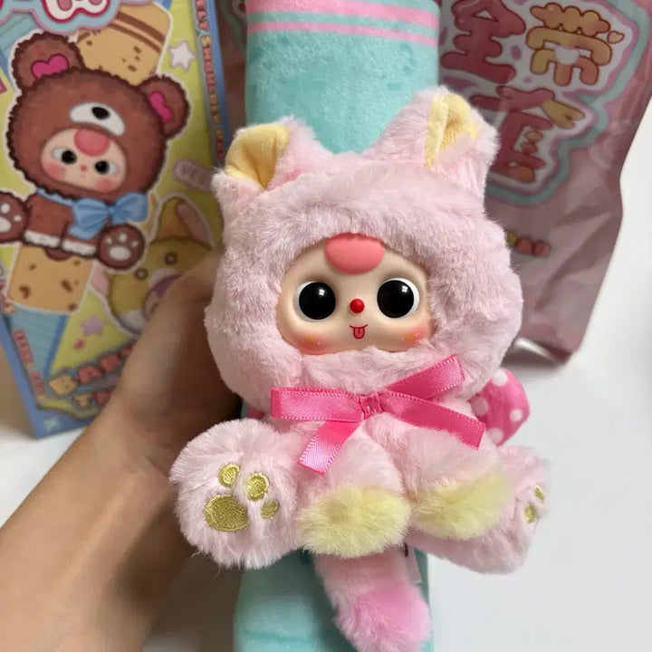 [BUNJANG] Baby Three Pink Cat Safety Belt Cover / [정품] 베이비쓰리 안전벨트 커버 분홍고양이 단순개봉 새상품