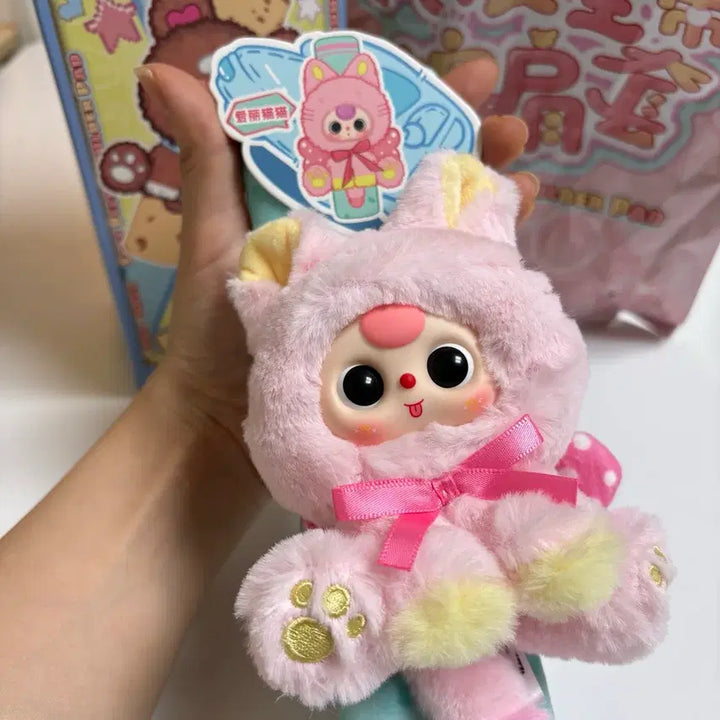 [BUNJANG] Baby Three Pink Cat Safety Belt Cover / [정품] 베이비쓰리 안전벨트 커버 분홍고양이 단순개봉 새상품