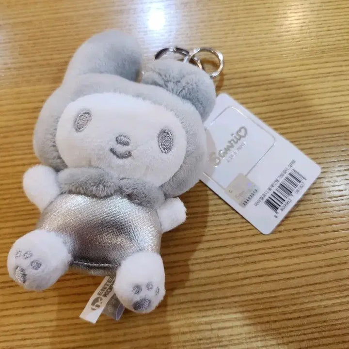 [BUNJANG] Sanrio My Melody Doll Bag Charm Silver / 산리오 마이멜로디 인형 가방걸이 실버