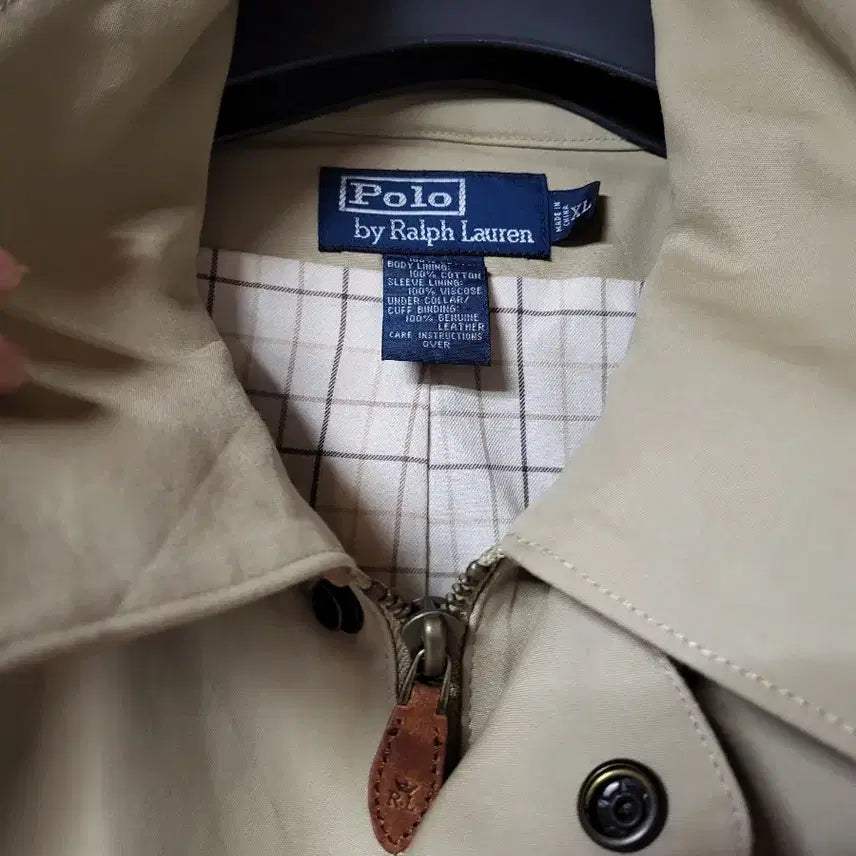 [SOLD OUT] 폴로랄프로렌 레더포인트 트렌치자켓