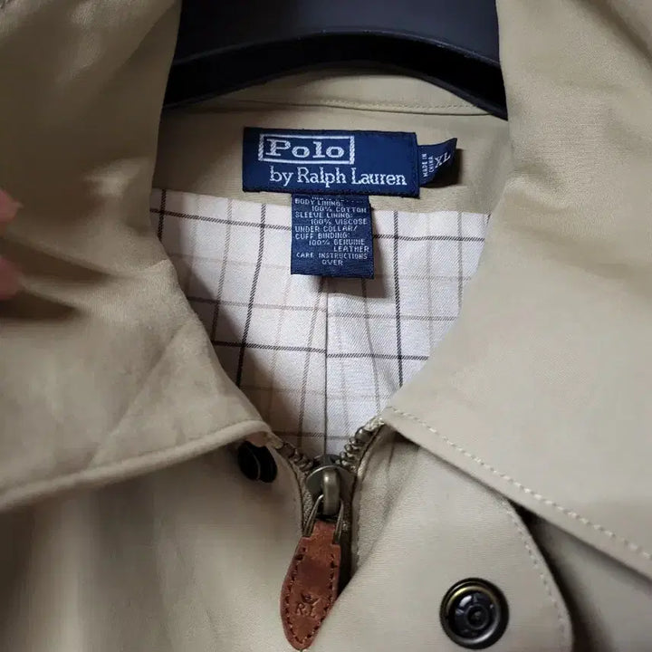 [SOLD OUT] 폴로랄프로렌 레더포인트 트렌치자켓