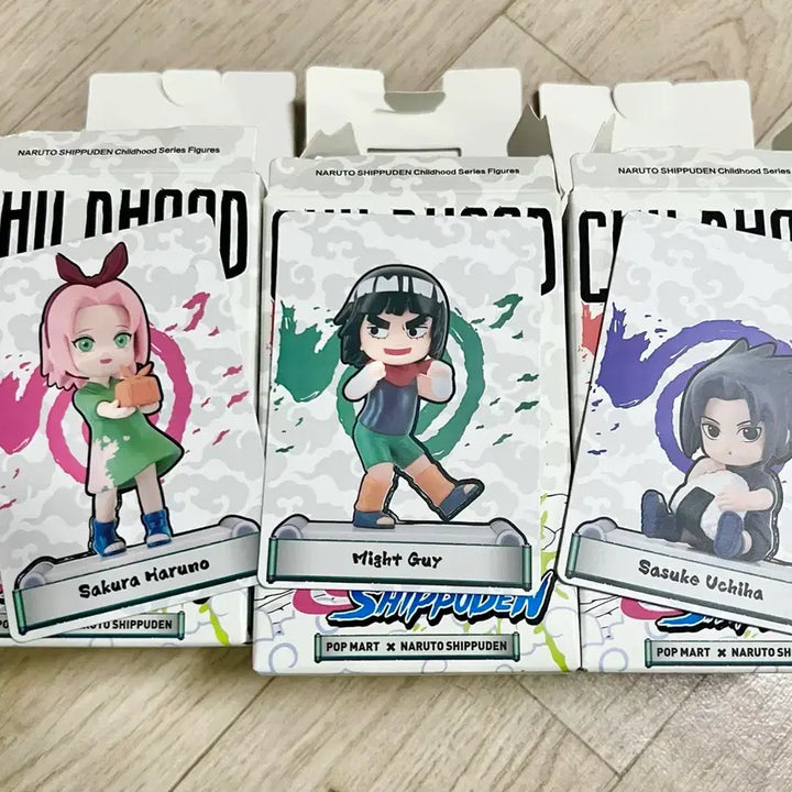 [BUNJANG] Pop Mart Naruto Childhood Sasuke Sakura Guy Bundle Set / 나루토 팝마트 어린시절 사스케 미개봉