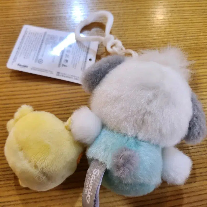 [BUNJANG] Sanrio Pochacco Chick Plush Keyring Set / 산리오 포챠코 병아리 인형 키링 세트