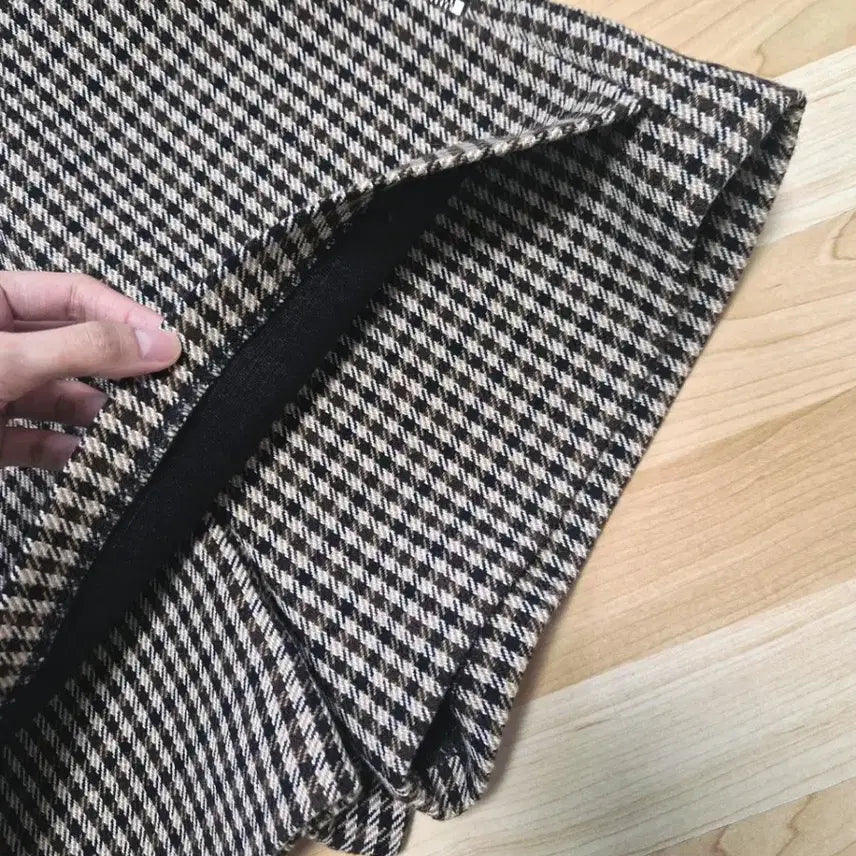 [BUNJANG] Maje Houndstooth Check Jacket &amp; Culottes Skirt Set / [새제품] 마쥬 울 하운드투스 체크 자켓&amp;바지치마 스커트 셋업 세트