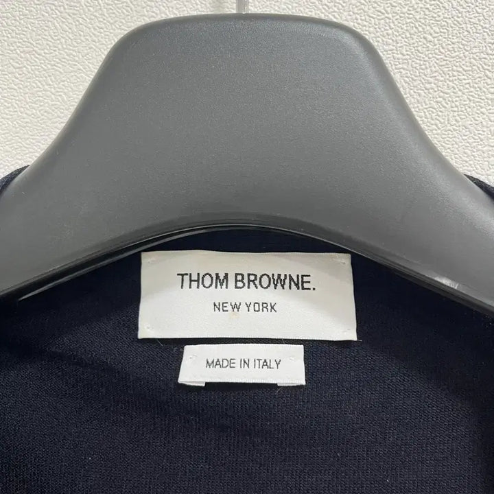 [BUNJANG] Thom Browne Diagonal Stripe Merino Wool Cardigan Navy Size 3 / [3]톰브라운 사선완장 메리노울 가디건 네이비