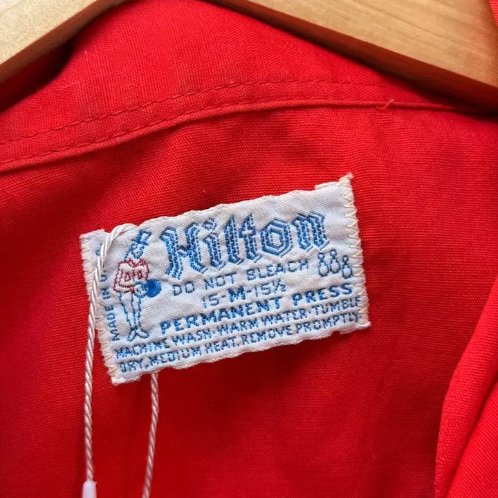 [BUNJANG] Hilton 1960s-1970s Bowling Shirt / 60 ~ 70S HILTON 볼링셔츠 MADE IN USA