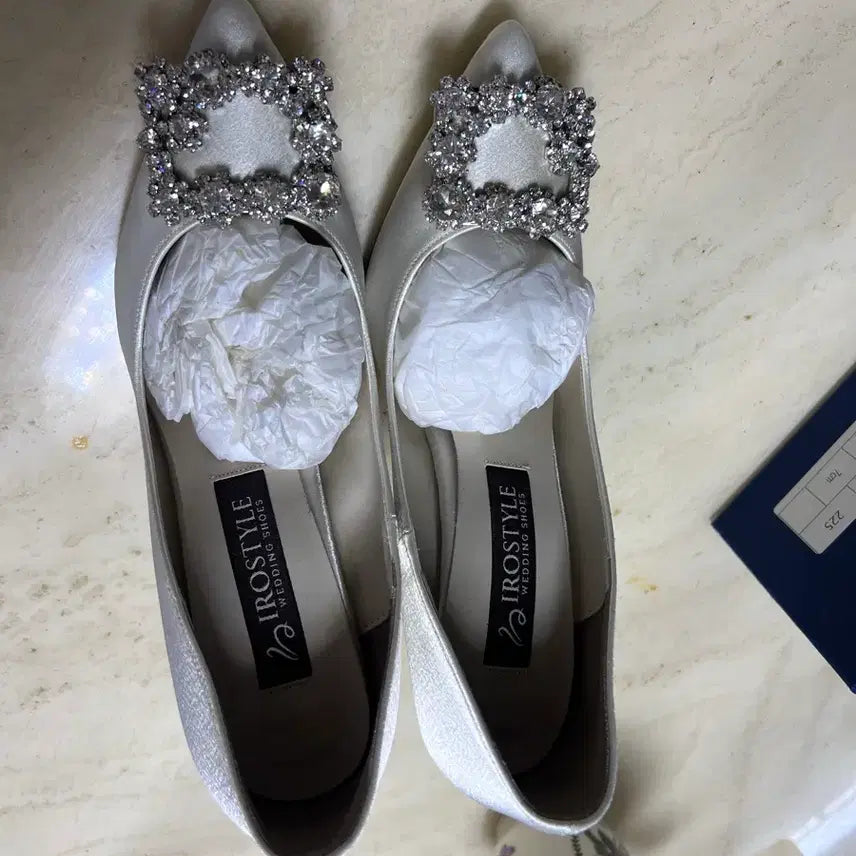 [BUNJANG] IROSTYLE Wedding Shoes White 230 / IROSTYLE 웨딩 슈즈 화이트 230