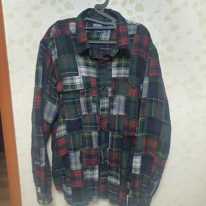 [BUNJANG] Polo Ralph Lauren Patchwork Check Shirt / 폴로 랄프로렌 패치워크 체크 셔츠 판매합니다.