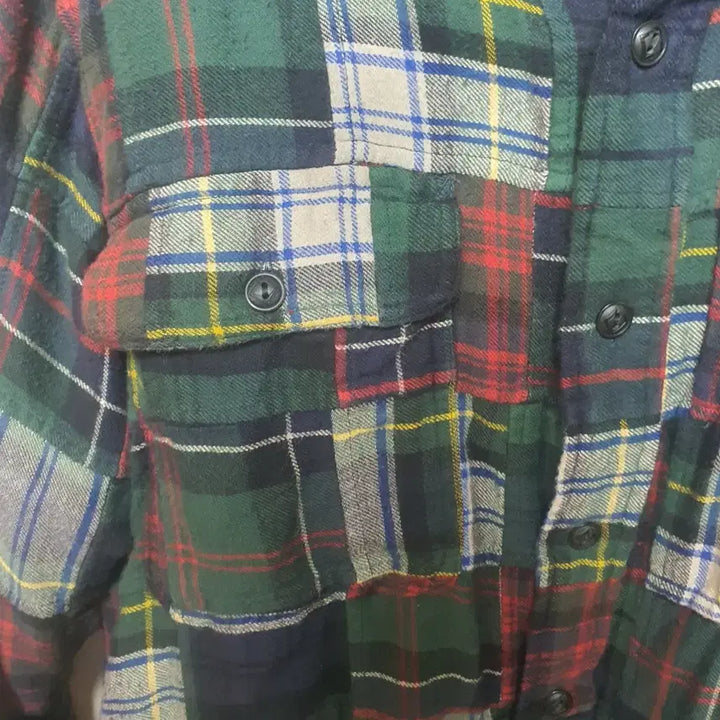 [BUNJANG] Polo Ralph Lauren Patchwork Check Shirt / 폴로 랄프로렌 패치워크 체크 셔츠 판매합니다.