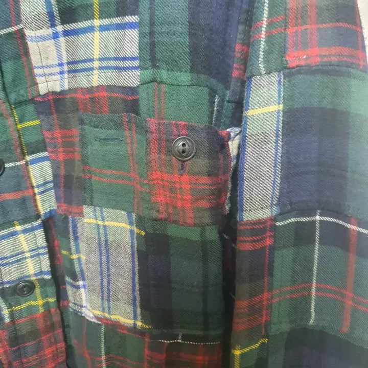 [BUNJANG] Polo Ralph Lauren Patchwork Check Shirt / 폴로 랄프로렌 패치워크 체크 셔츠 판매합니다.