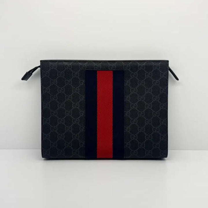 [BUNJANG] Gucci Web Stripe Clutch Bag / 구찌 웹삼선 클러치백