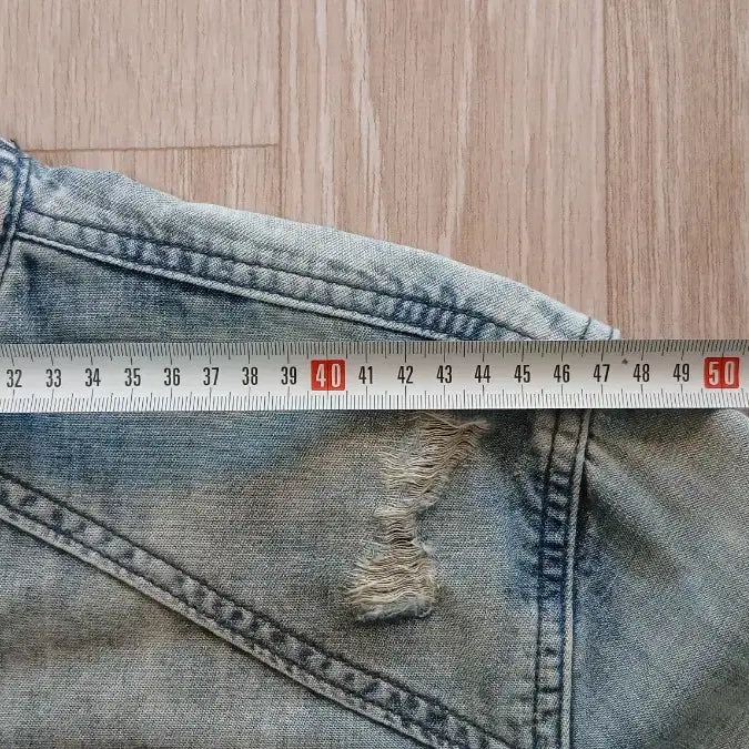 [BUNJANG] Zara Vintage Washed Denim Shirt L / 자라 Zara 빈티지 데미지 워싱 데님셔츠 L