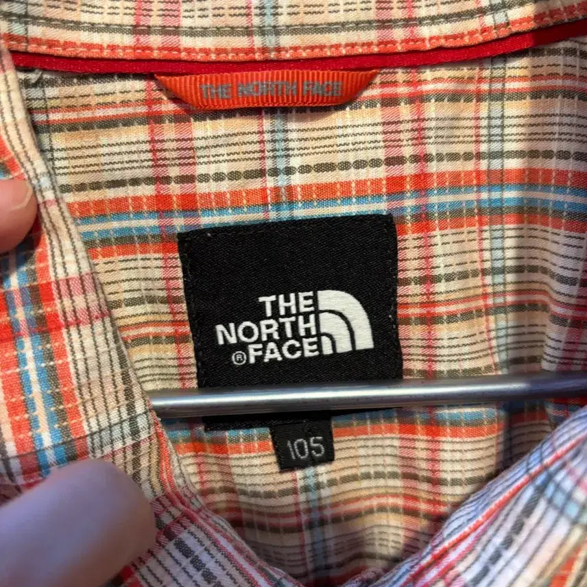 [BUNJANG] The North Face Checkered Short Sleeve Shirt / 노스페이스 체크 반팔 셔츠