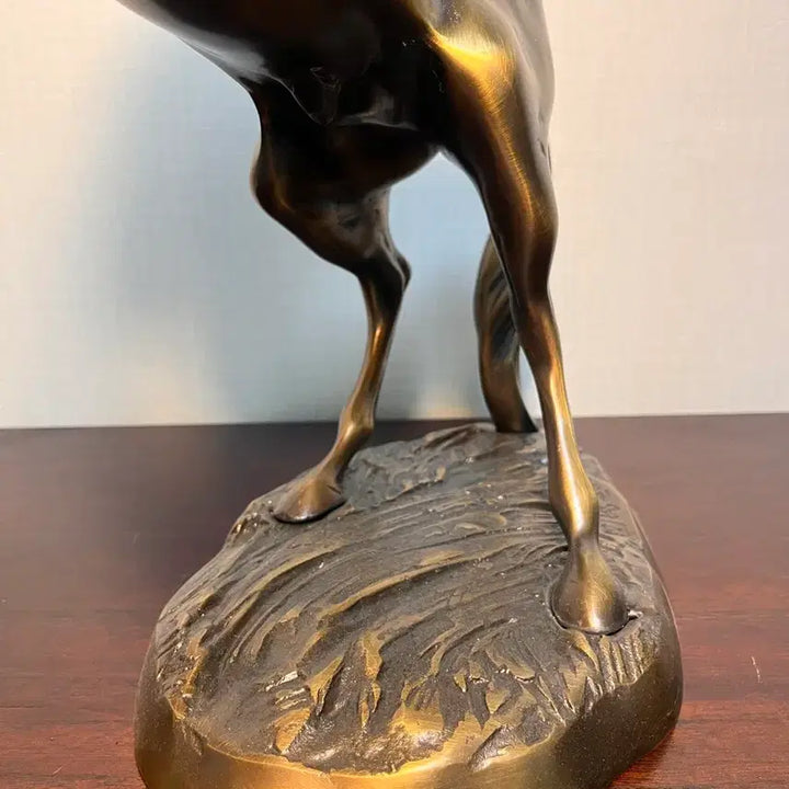 [BUNJANG] Oh Byung-geun 1985 Bronze Horse Sculpture / 오병근작가 1985년 대형 동브론즈 말 - 야성의 포효