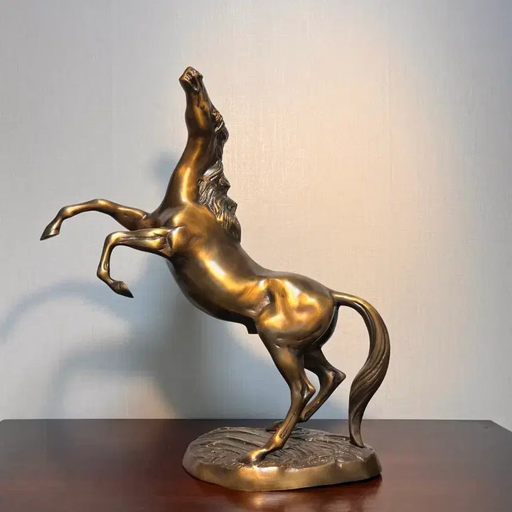 [BUNJANG] Oh Byung-geun 1985 Bronze Horse Sculpture / 오병근작가 1985년 대형 동브론즈 말 - 야성의 포효