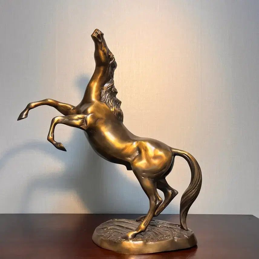 [BUNJANG] Oh Byung-geun 1985 Bronze Horse Sculpture / 오병근작가 1985년 대형 동브론즈 말 - 야성의 포효