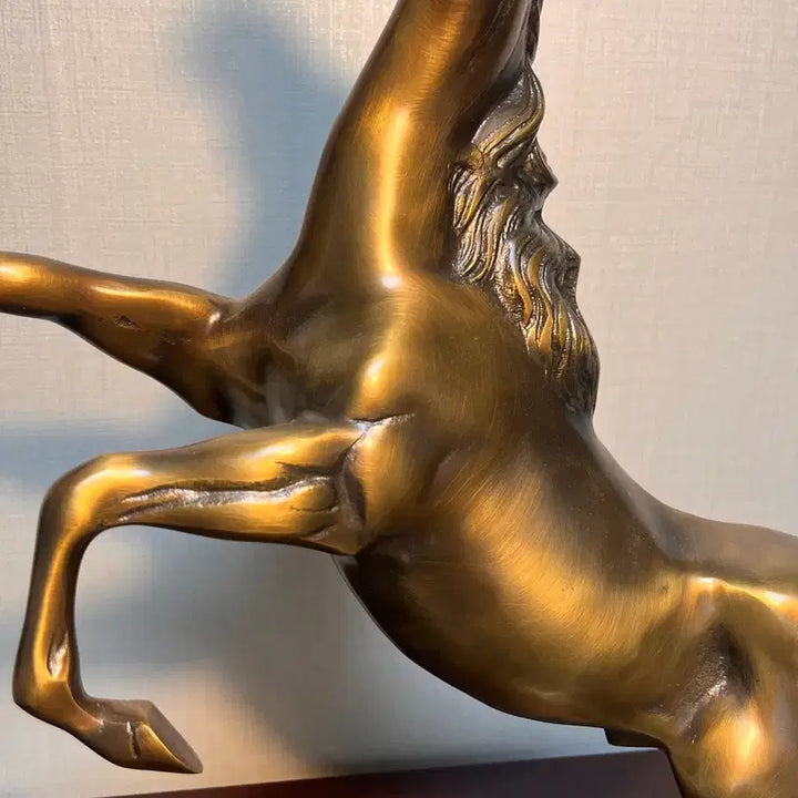 [BUNJANG] Oh Byung-geun 1985 Bronze Horse Sculpture / 오병근작가 1985년 대형 동브론즈 말 - 야성의 포효