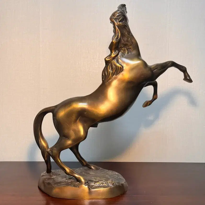 [BUNJANG] Oh Byung-geun 1985 Bronze Horse Sculpture / 오병근작가 1985년 대형 동브론즈 말 - 야성의 포효