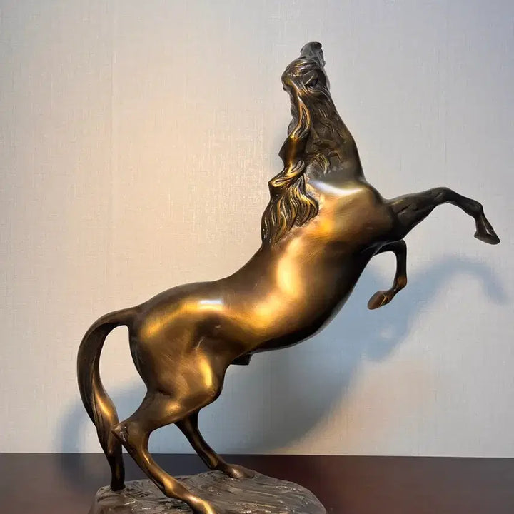[BUNJANG] Oh Byung-geun 1985 Bronze Horse Sculpture / 오병근작가 1985년 대형 동브론즈 말 - 야성의 포효