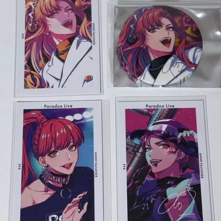 [BUNJANG] Paradox Live Anisong Cafe Official Can Badge Set / 파라라이 앤 사인 지프리 캔뱃지