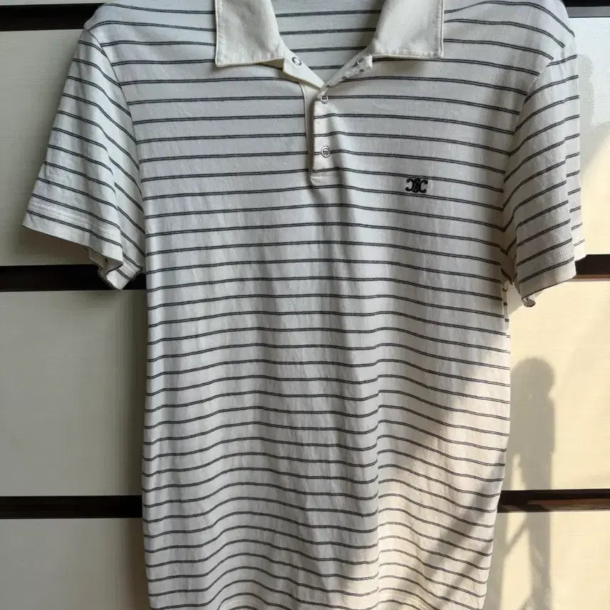 [BUNJANG] Celine Triomphe Caravan Short Sleeve Shirt / 셀린느 남성 트리옹프 카라반팔 티셔츠 s (매장판)