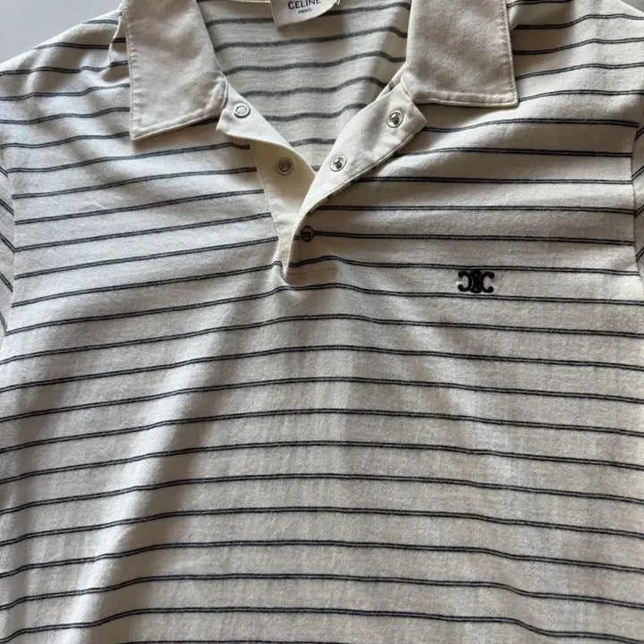 [BUNJANG] Celine Triomphe Caravan Short Sleeve Shirt / 셀린느 남성 트리옹프 카라반팔 티셔츠 s (매장판)