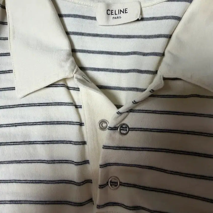 [BUNJANG] Celine Triomphe Caravan Short Sleeve Shirt / 셀린느 남성 트리옹프 카라반팔 티셔츠 s (매장판)