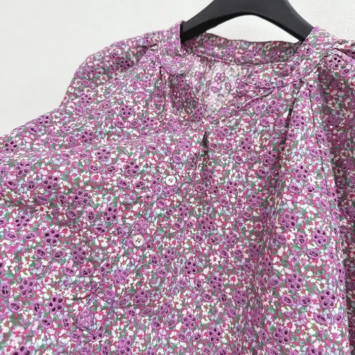 [BUNJANG] Imported Design Cotton Blouse / 수입디자인 코튼블라우스