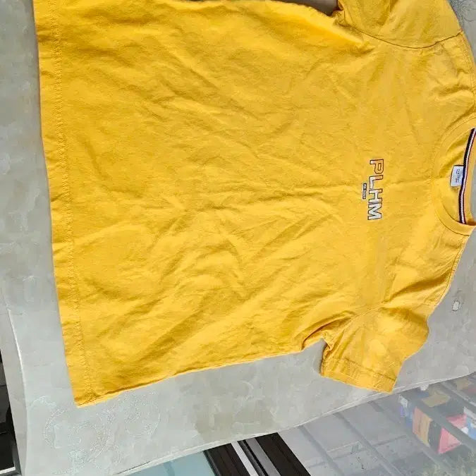 [BUNJANG] PLHM Yellow Short Sleeve T-shirt / PLHM 반팔 티셔츠 옐로우