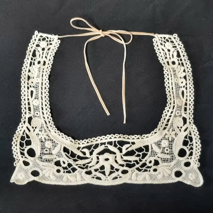 [BUNJANG] Vintage Cotton Lace Collar / 빈지티 코튼 레이스 카라