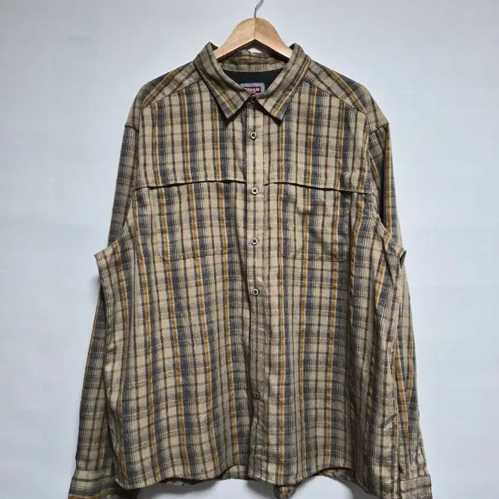 [BUNJANG] Wrangler Plaid Mountain Shirt 2XL / 랭글러Wrangler 체크 마운틴 셔츠 2XL - S375