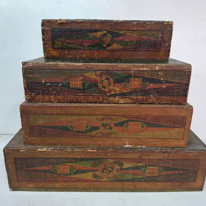 [BUNJANG] Vintage Wooden Box Set / 옛날 나무상자