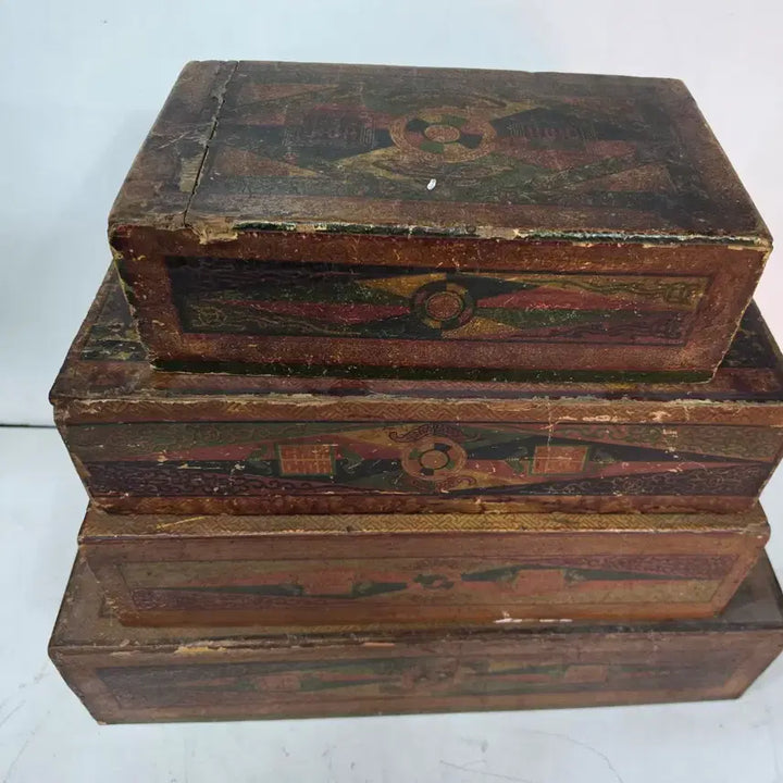 [BUNJANG] Vintage Wooden Box Set / 옛날 나무상자